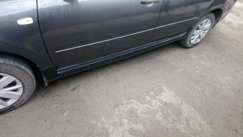 2 099 р. Пороги накладки GT Лада Гранта FL 2192 хэтчбек рестайлинг (2018-2024) (Неокрашенные). Увеличить фотографию 5