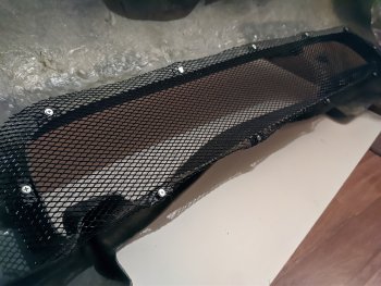 389 р. Сетка алюминиевая универсальная ЭКО (ромб, 10 мм, черная)   (400x1000 mm). Увеличить фотографию 4