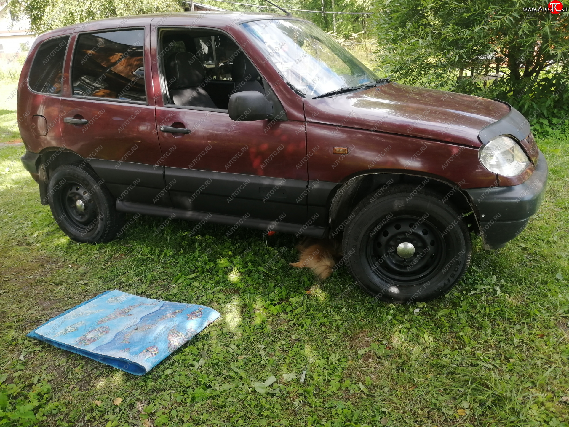 1059р Пороги накладки Autodemic Chevrolet Niva 2123, Лада 2123 Нива Шевроле  Текстурная поверхность купить