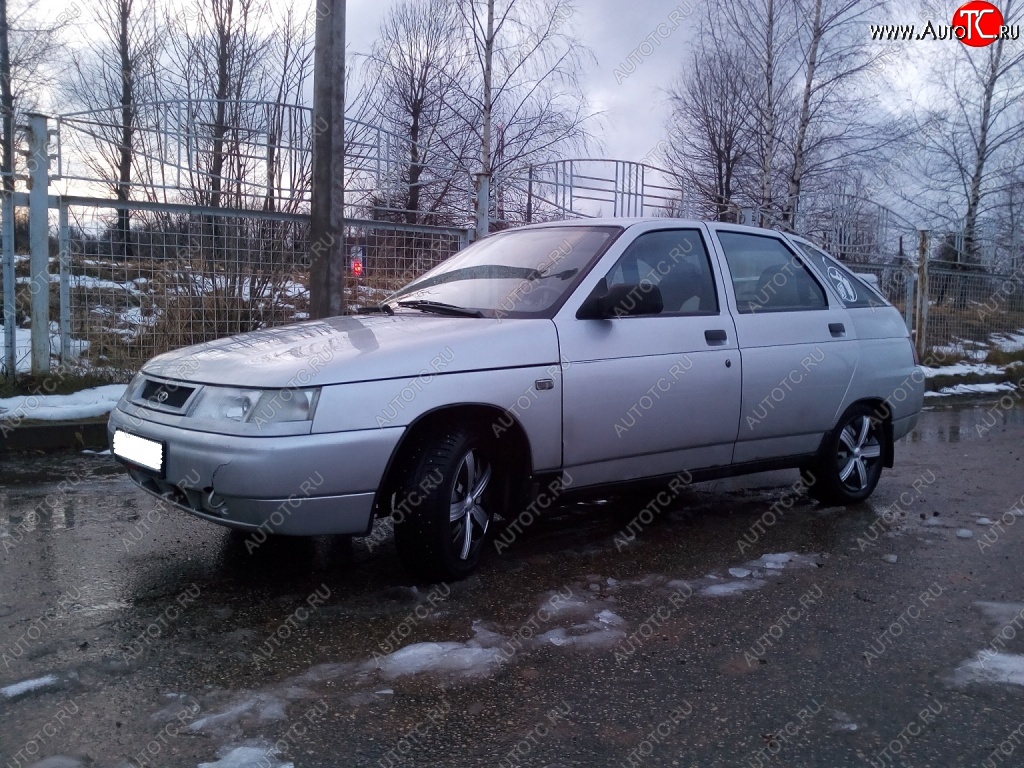 Пороги накладки Катран Лада 2110 седан - Приора ( 2170 седан, 2171  универсал, 2172 хэтчбек) (Неокрашенные)