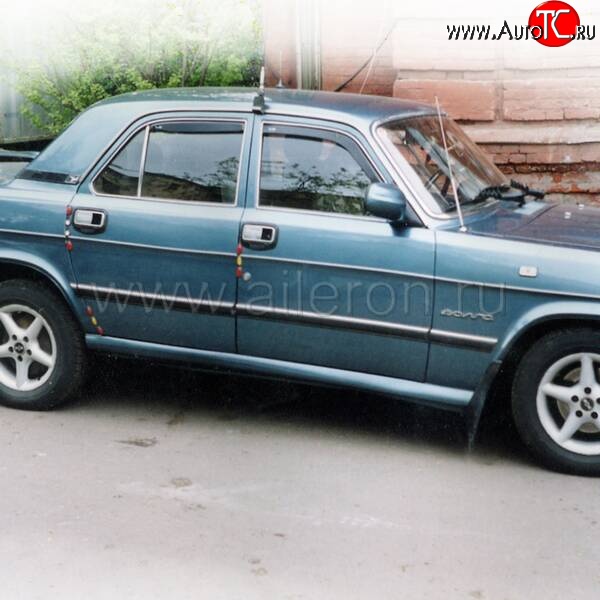 999 р. Комплект порогов Aileron ГАЗ 3102 Волга (1981-2008) (Неокрашенные)