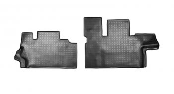 Комплект салонных ковриков Norplast (задние) ГАЗ ГАЗель Next (Некст)  A21,A22, С41, С42, Фермер (2014-2024) A21,A22, С41, С42, Фермер  шасси со сдвоенной   (Цвет: черный)