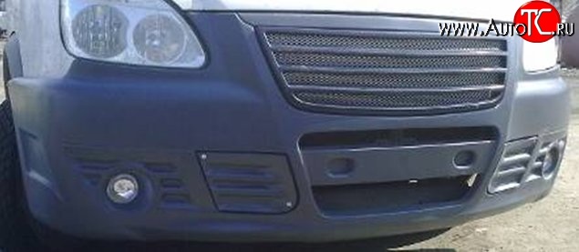 3 199 р. Передний бампер Маска Зорро-2 ГАЗ ГАЗель 2705,Бизнес 2-ой рестайлинг цельнометаллический фургон (2010-2024) (Неокрашенный)