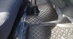 989 р. Комплект ковриков в салон Aileron 2 шт. (полиуретан, передние) ГАЗ ГАЗель Next A31,A32, C45, C46 цельнометаллический фургон (2016-2024). Увеличить фотографию 3