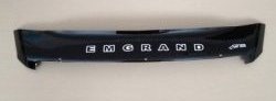 999 р. Дефлектор капота Russtal (короткий)  Geely Emgrand X7 (2011-2015). Увеличить фотографию 1