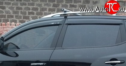 2 199 р. Комплект дефлекторов окон (ветровиков) 4 шт. Cross SIM  Geely Emgrand X7 (2011-2015)
