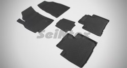 4 599 р. Износостойкие коврики в салон с высоким бортом SeiNtex Premium 4 шт. (резина)  Geely Emgrand X7 (2011-2015). Увеличить фотографию 1