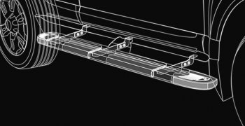 13 799 р. Пороги алюминиевые Slitkoff Geely Emgrand X7 1-ый рестайлинг (2015-2018) (Optima Black ). Увеличить фотографию 2