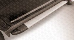 Алюминиевые пороги Slitkoff Optima Silver Great Wall Hover H3  рестайлинг (2014-2016)