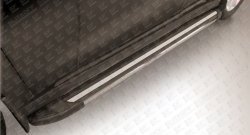 11 299 р. Алюминиевые пороги Slitkoff Luxe Black Haval H2 1 (2014-2020). Увеличить фотографию 1