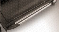 Алюминиевые пороги Slitkoff Luxe Silver Haval H2 1 (2014-2020)