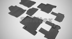 Износостойкие коврики в салон с высоким бортом SeiNtex Premium 4 шт. (резина) Haval H9 1  1-ый рестайлинг (2017-2021)