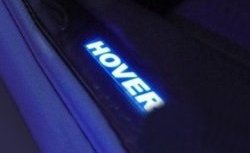 4 299 р. Накладки на порожки автомобиля СТ v2  Great Wall Hover M4 (2012-2016). Увеличить фотографию 1