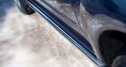 15 799 р. Защита порогов из круглой трубы диаметром 63 мм Russtal  Great Wall Hover H5 (2010-2017) (Защита порогов с со скосами на торцах (вариант 1)). Увеличить фотографию 7