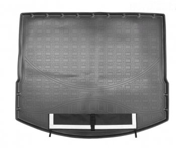 Коврик багажника Norplast Haval F7x  дорестайлинг (2019-2022)  (Черный с погрузочным ковриком (фартуком))