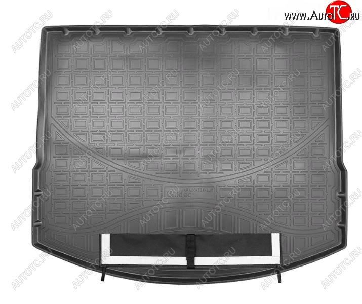 2 689 р. Коврик багажника Norplast  Haval F7 - F7x (Черный с погрузочным ковриком (фартуком))