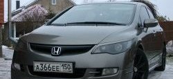 629 р. Реснички на фары Style Honda Civic 8 FD дорестайлинг, седан (2005-2008) (Неокрашенные). Увеличить фотографию 1