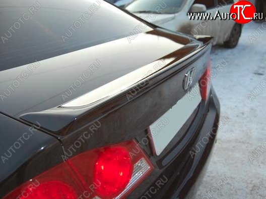 4 349 р. Лип спойлер Mugen-Style Honda Civic 8 FD дорестайлинг, седан (2005-2008) (Неокрашенный)