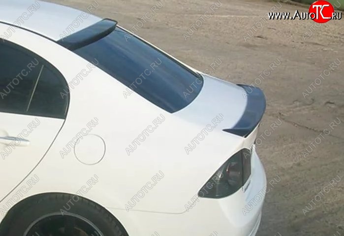 3 299 р. Лип спойлер Tuning-Sport Honda Civic 8 FD дорестайлинг, седан (2005-2008) (Неокрашенный)