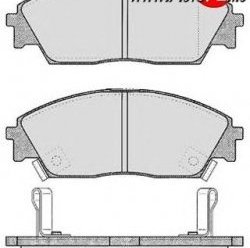 6 399 р. Передние тормозные колодки Tokico RN266M Honda Civic 8 FD дорестайлинг, седан (2005-2008). Увеличить фотографию 1