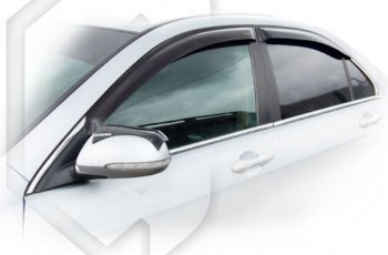 2 079 р. Дефлектора окон (L7, L8, L9) CA-Plastiс Honda Accord 7 седан CL рестайлинг (2005-2008) (Classic полупрозрачный, Без хром.молдинга, Крепление только на скотч). Увеличить фотографию 1