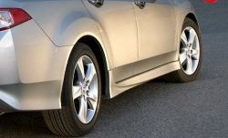 4 749 р. Пороги накладки Type-S Mini Honda Accord 8 седан CU дорестайлинг (2008-2011) (Неокрашенные). Увеличить фотографию 3