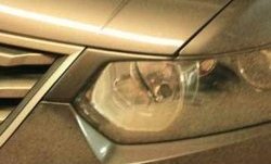 1 649 р. Реснички на фары CT  Honda Accord  8 седан CU (2008-2011) (Неокрашенные). Увеличить фотографию 1