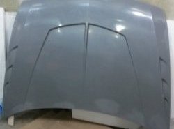 33 899 р. Пластиковый капот Agressive Sport (с прорезанным центральным воздуховодом) MV-Tuning  Honda Accord  8 седан CU (2008-2011) (Неокрашенный). Увеличить фотографию 8