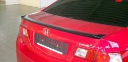 5 099 р. Накладка крышки багажника Elegance (липспойлер)  Honda Accord  8 седан CU (2008-2011) (Неокрашенный). Увеличить фотографию 5
