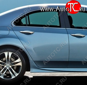 16 749 р. Правая дверь задняя BodyParts Honda Accord 8 седан CU рестайлинг (2011-2013) (Неокрашенная)