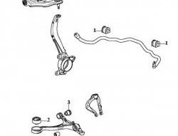 839 р. Полиуретановый сайлентблок нижнего рычага передней подвески Точка Опоры Honda Accord 8 седан CU дорестайлинг (2008-2011). Увеличить фотографию 2