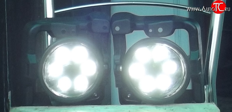 2 179 р. Разработка и создание уникальных дневных ходовых огней LED АвтоТК Honda Accord 8 седан CU дорестайлинг (2008-2011) (4 LED/модуль, Цвет свечения: холодный белый, Выключение ДХО при габаритах, Взамен ПТФ)