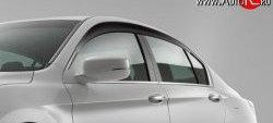 2 114 р. Дефлекторы окон (ветровики) Novline 4 шт. Honda Accord 9 седан CR дорестайлинг (2013-2016). Увеличить фотографию 1