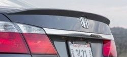 Лип спойлер Сабля Honda Accord 9 седан CR дорестайлинг (2013-2016)