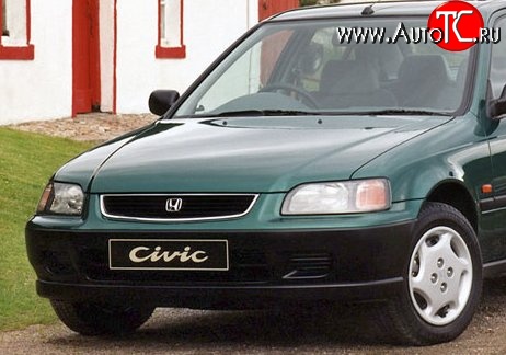 13 699 р. Пластиковый капот (Англия) Standart Honda Civic 6 EJ,EK,EM дорестайлинг, хэтчбэк 3 дв. (1995-1998)