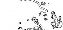 319 р. Полиуретановая втулка амортизатора передней подвески (верхнего крепления) Точка Опоры (24,5 мм)  Honda Civic  7 - S2000. Увеличить фотографию 2