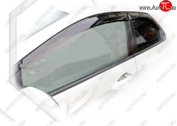 2 079 р. Дефлектора окон CA-Plastiс  Honda Civic  8 (2005-2011) (Classic полупрозрачный)
