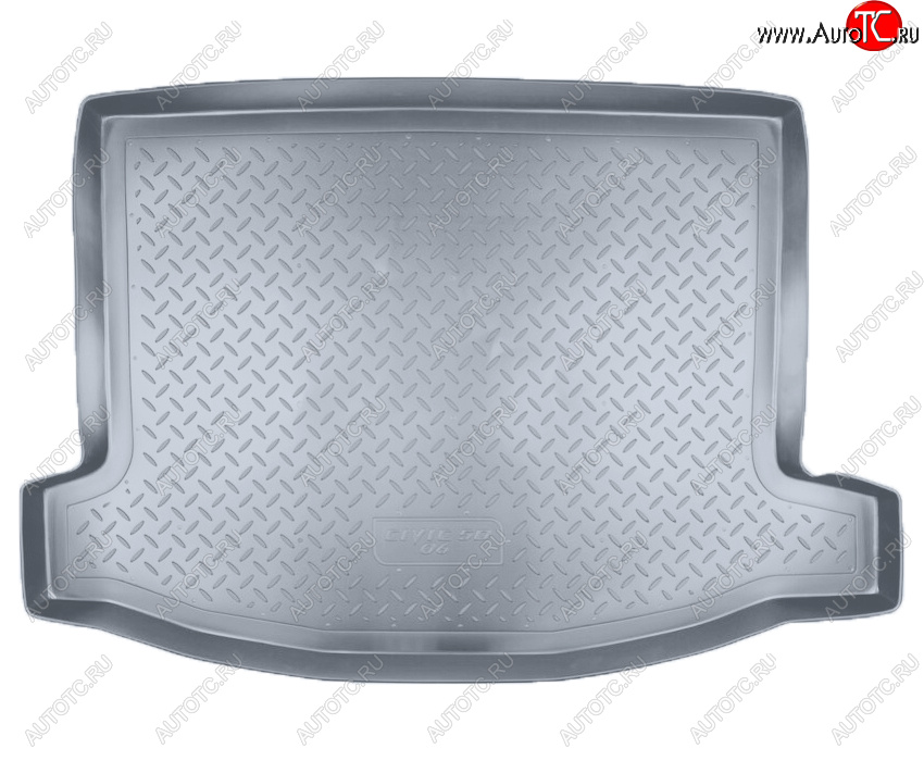 1 879 р. Коврик багажника Norplast Unidec  Honda Civic ( 7,  8) (2000-2011) (Цвет: серый)