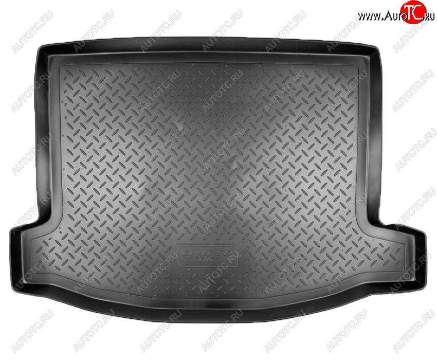 1 499 р. Коврик в багажник Norplast Unidec  Honda Civic ( 7,  8) (2000-2011) (Цвет: черный)