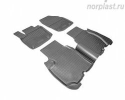2 299 р. Комплект салонных ковриков 5-дв. Norplast  Honda Civic  9 (2011-2016). Увеличить фотографию 1