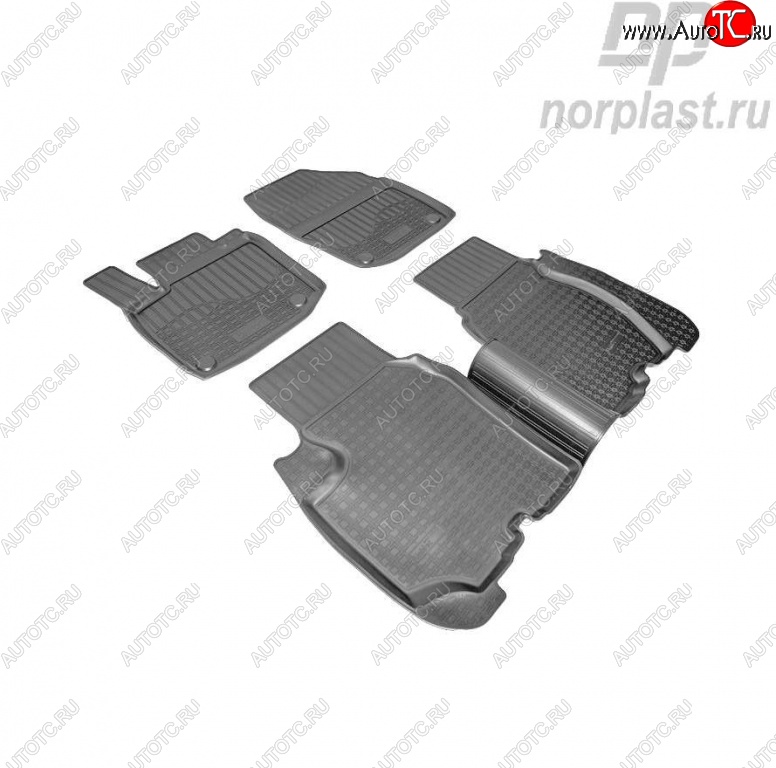 2 299 р. Комплект салонных ковриков 5-дв. Norplast  Honda Civic  9 (2011-2016)
