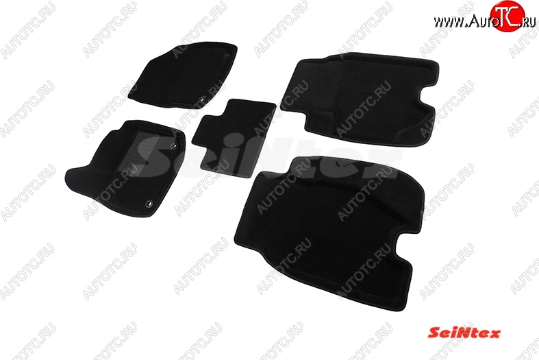 4 599 р. Комплект 3D ковриков в салон (5 дв.) Seintex  Honda Civic  9 (2011-2016)