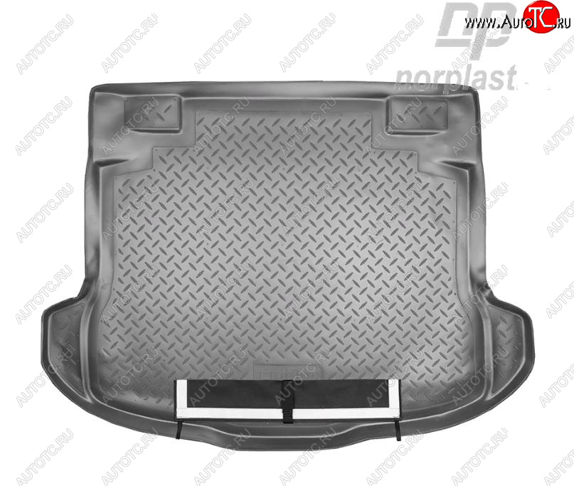 2 879 р. Коврик багажника Norplast Unidec  Honda CR-V  RE1,RE2,RE3,RE4,RE5,RE7 (2007-2012) (Черный с погрузочным ковриком (фартуком))