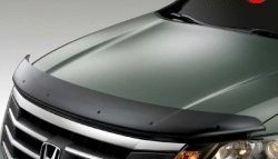 2 499 р. Дефлектор капота NovLine  Honda CR-V  RM1,RM3,RM4 (2012-2015). Увеличить фотографию 1