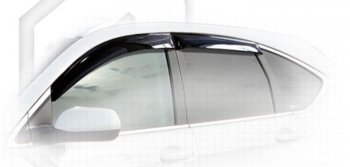 2 169 р. Дефлектора окон CA-Plastiс Honda CR-V RM1,RM3,RM4 дорестайлинг (2012-2015) (Classic полупрозрачный, Без хром.молдинга). Увеличить фотографию 1