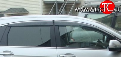 439 р. Комплект дефлекторов окон (ветровиков) 4 шт. Novline (акрил)  Honda CR-V  RM1,RM3,RM4 (2012-2015)