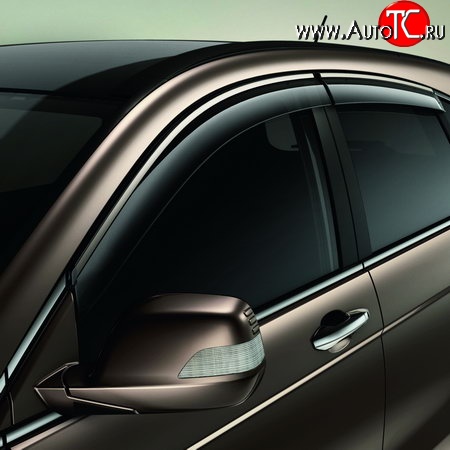 2 759 р. Дефлекторы окон (ветровики) Novline 4 шт.  Honda CR-V  RM1,RM3,RM4 (2012-2015)