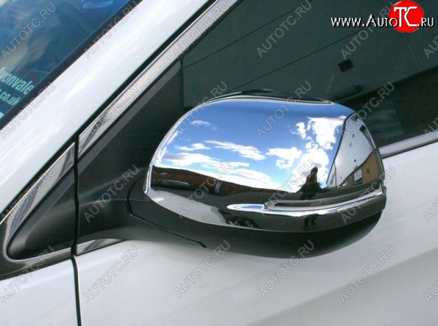 4 199 р. Накладки на зеркала СТ Honda CR-V RM1,RM3,RM4 дорестайлинг (2012-2015) (Неокрашенные)