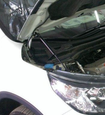 3 679 р. Упоры капота Pomogator Honda CR-V RM1,RM3,RM4 дорестайлинг (2012-2015). Увеличить фотографию 3