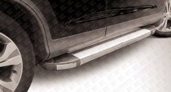 11 799 р. Алюминиевые пороги Slitkoff Honda CR-V RM1,RM3,RM4 дорестайлинг (2012-2015). Увеличить фотографию 1